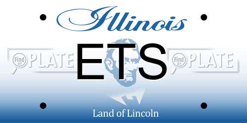 ETS Illinois License Plate
