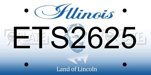 ETS2625 Illinois License Plate
