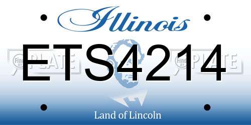ETS4214 Illinois License Plate
