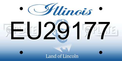 EU29177 Illinois License Plate
