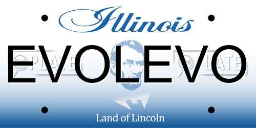 EVOLEVO Illinois License Plate