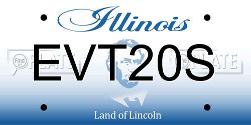 EVT20S Illinois License Plate