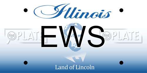 EWS Illinois License Plate