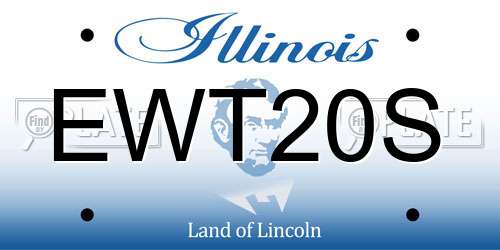 EWT20S Illinois License Plate