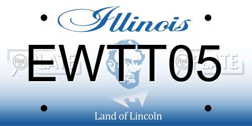 EWTT05 Illinois License Plate