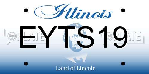 EYTS19 Illinois License Plate