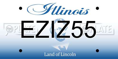 EZIZ55 Illinois License Plate