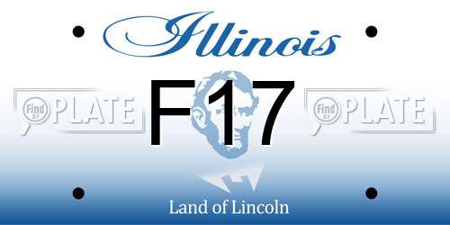 F17 Illinois License Plate
