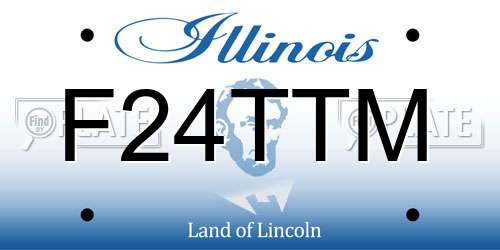 F24TTM Illinois License Plate