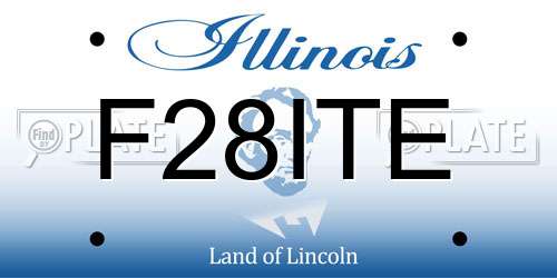 F28ITE Illinois License Plate