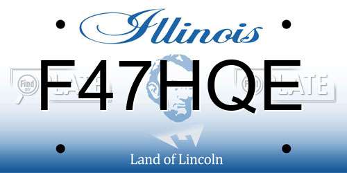 F47HQE Illinois License Plate
