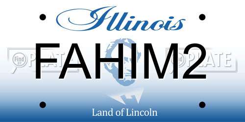 FAHIM2 Illinois License Plate