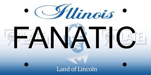 FANATIC Illinois License Plate