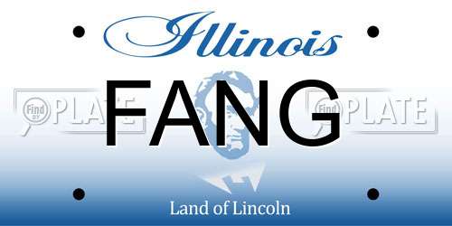 FANG Illinois License Plate