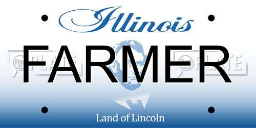 FARMER Illinois License Plate
