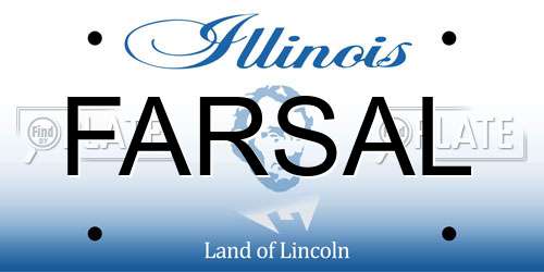 FARSAL Illinois License Plate