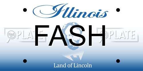 FASH Illinois License Plate