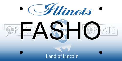 FASHO Illinois License Plate