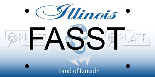 FASST Illinois License Plate
