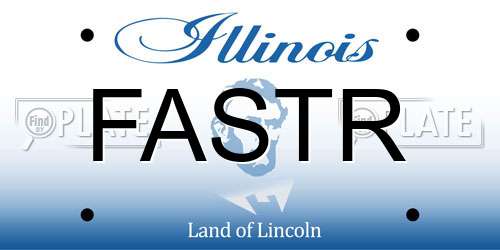 FASTR Illinois License Plate