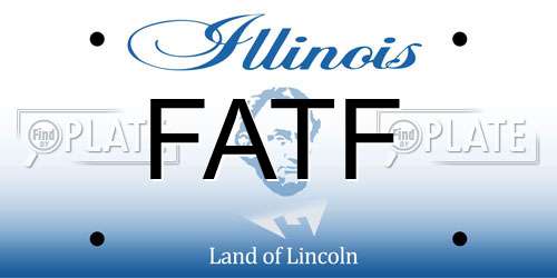 FATF Illinois License Plate
