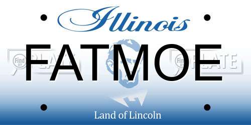 FATMOE Illinois License Plate