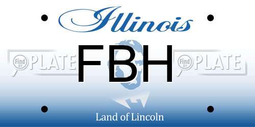 FBH Illinois License Plate