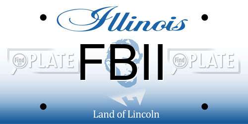 FBII Illinois License Plate