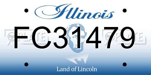 FC31479 Illinois License Plate