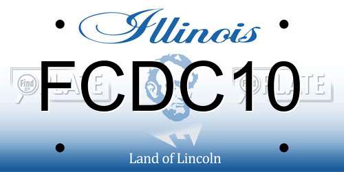 FCDC10 Illinois License Plate