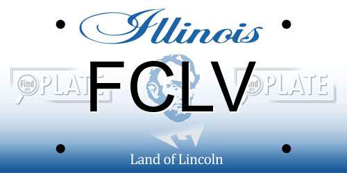 FCLV Illinois License Plate
