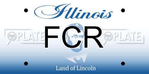 FCR Illinois License Plate