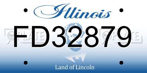 FD32879 Illinois License Plate