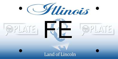 FE Illinois License Plate