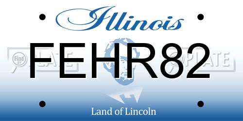 FEHR82 Illinois License Plate