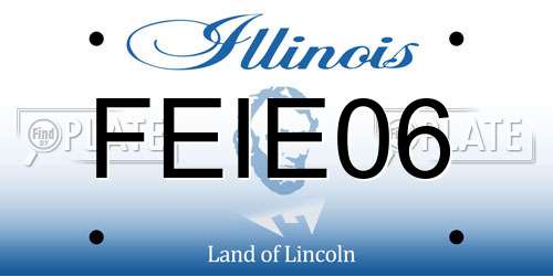 FEIE06 Illinois License Plate
