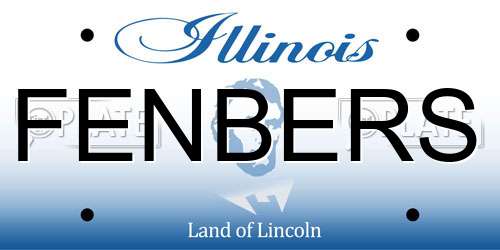 FENBERS Illinois License Plate