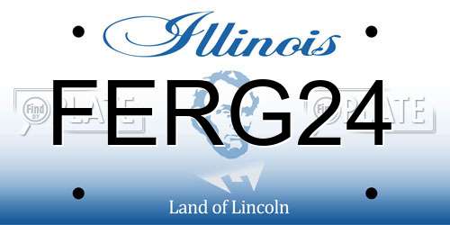 FERG24 Illinois License Plate