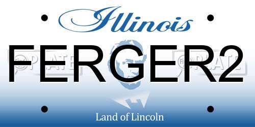 FERGER2 Illinois License Plate