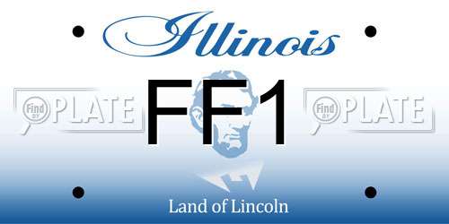 FF1 Illinois License Plate