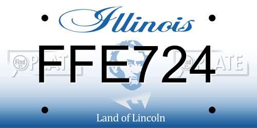 FFE724 Illinois License Plate