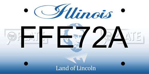 FFE72A Illinois License Plate