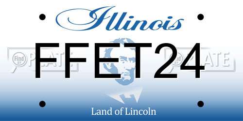 FFET24 Illinois License Plate