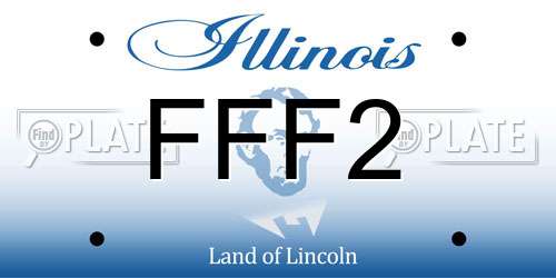 FFF2 Illinois License Plate