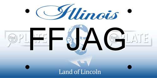 FFJAG Illinois License Plate