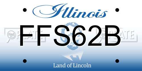 FFS62B Illinois License Plate