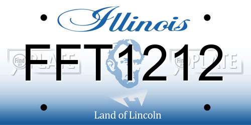 FFT1212 Illinois License Plate