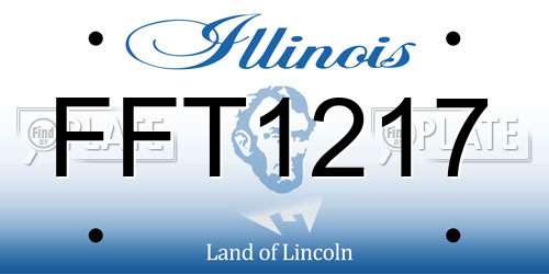 FFT1217 Illinois License Plate