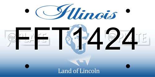 FFT1424 Illinois License Plate