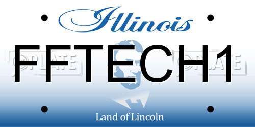 FFTECH1 Illinois License Plate